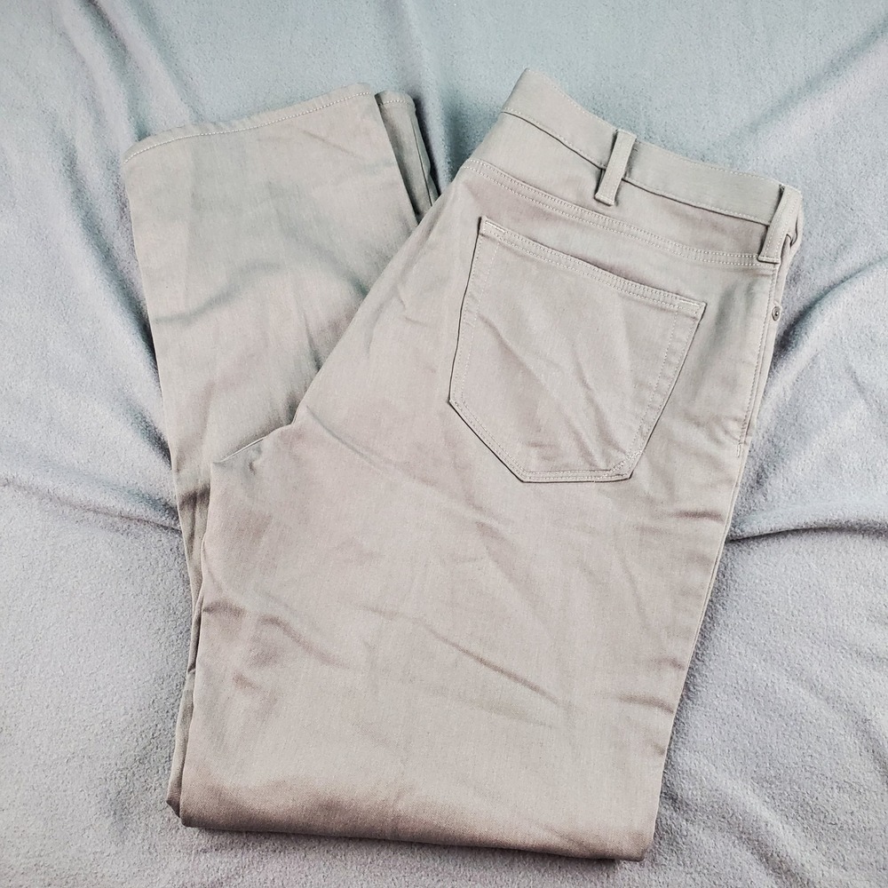 Banana republic traveler mens pants slim fit 38x32(31) gray